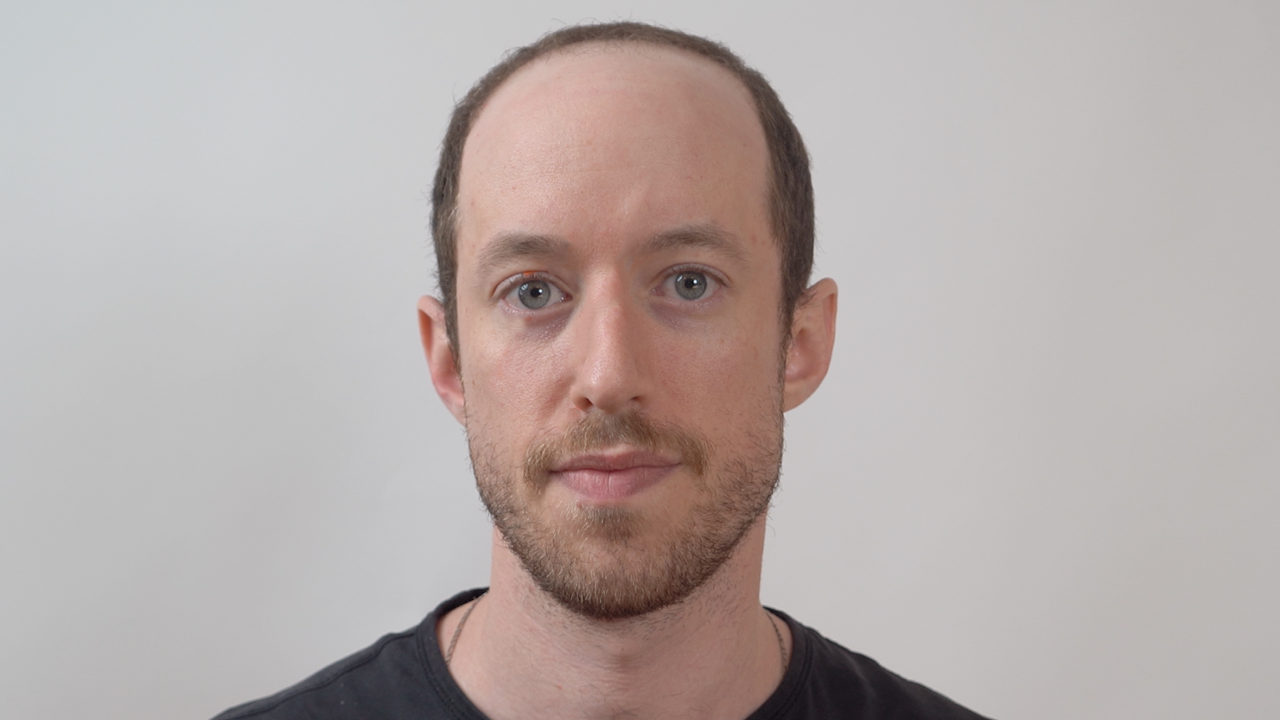Front-facing reference portrait used by Runway