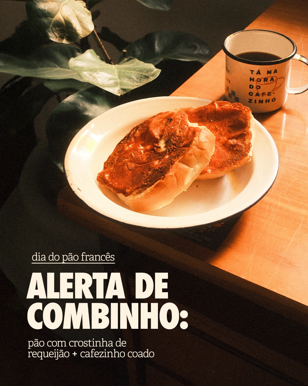 Kings Café post with breakfast photography and expressive typography
